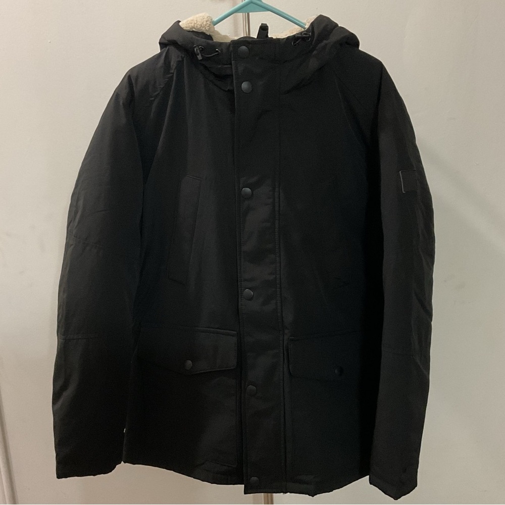 Lucky Brand Black Insulated Jacket Size S